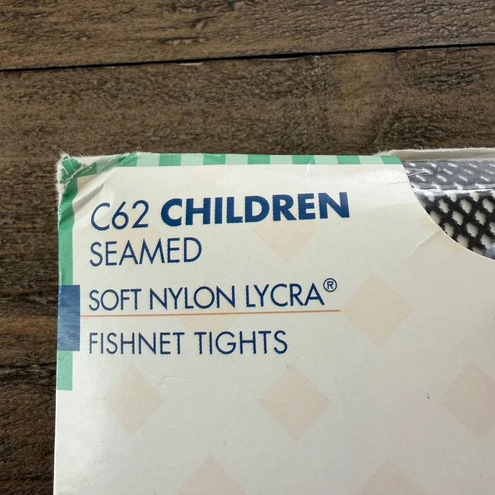 Body Wrappers C62 Children Seamed Fishnet Tights Black Total‎ Stretch M-L Kids